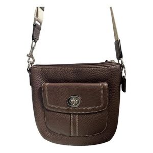 Coach Hamilton Brown Leather Crossbody Bag